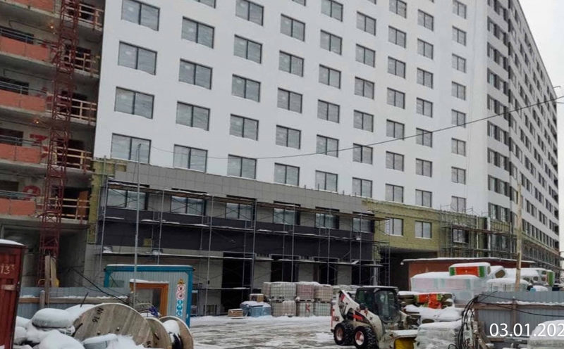 Ход строительства апарт-отелей сети Avenir — январь 2022 г.