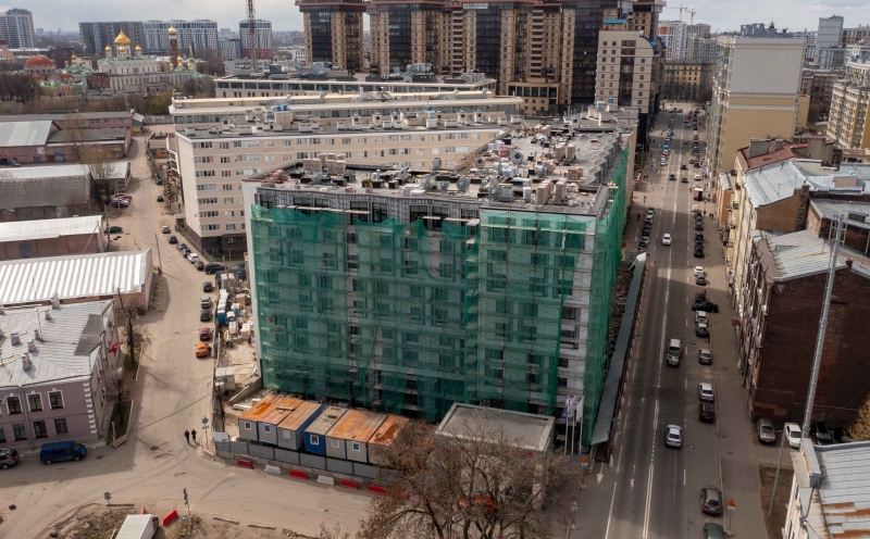 Ход строительства сети апарт-отелей Avenir — май 2022 года