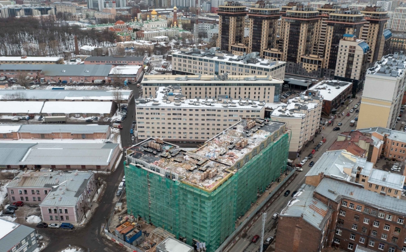 Ход строительства апарт-отелей сети Avenir — март 2022 года