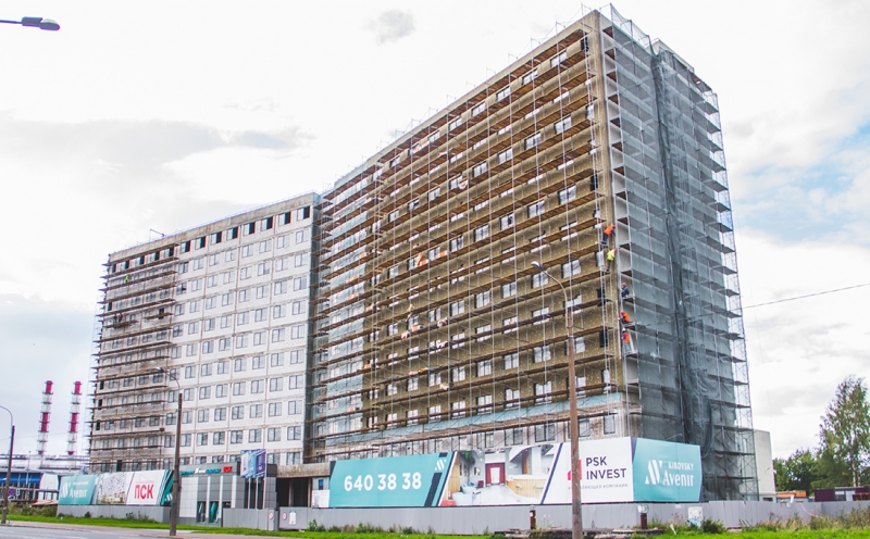 Ход строительства апарт‐отелей Avenir